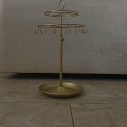 Golden Necklace/ Jewelry Holder 