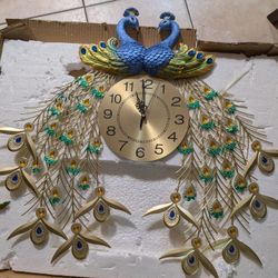Peacock Wall Clock