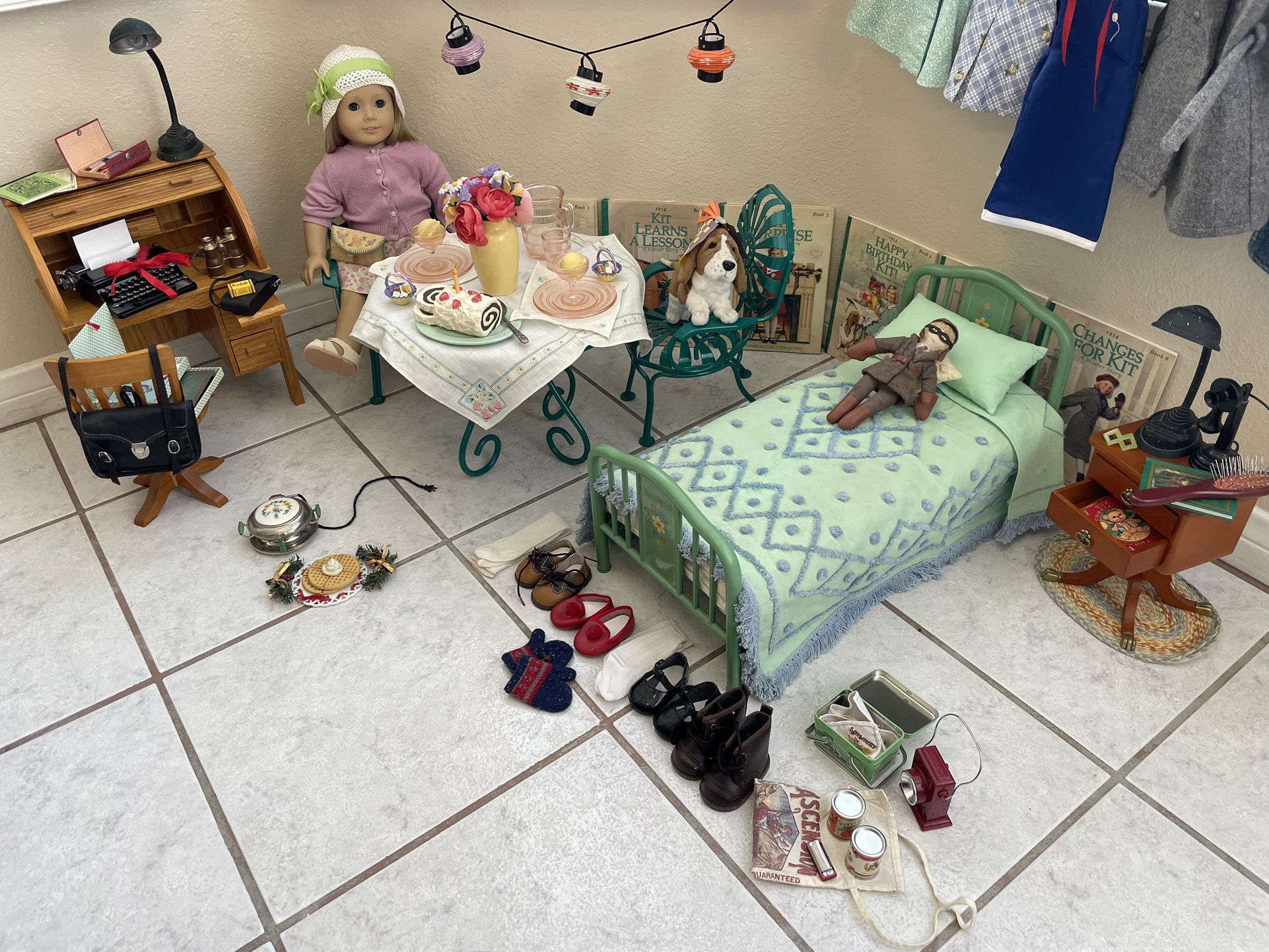 American Girl Doll Kit Kittredge Collection Lot