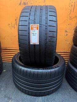 295/30R20 Michelin Pilot Sport 5S Full Pair of 2 Used Tires