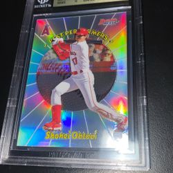 2018 Bowman’s Best Shohei Ohtani Rookie Refractor BGS 9.5++ w/two 10 Subgrades