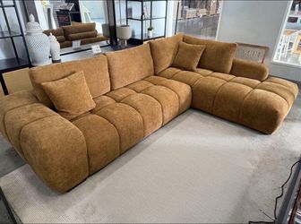 Only 2 left at this clearance price! Designer 119” Sectional Sofa Couch