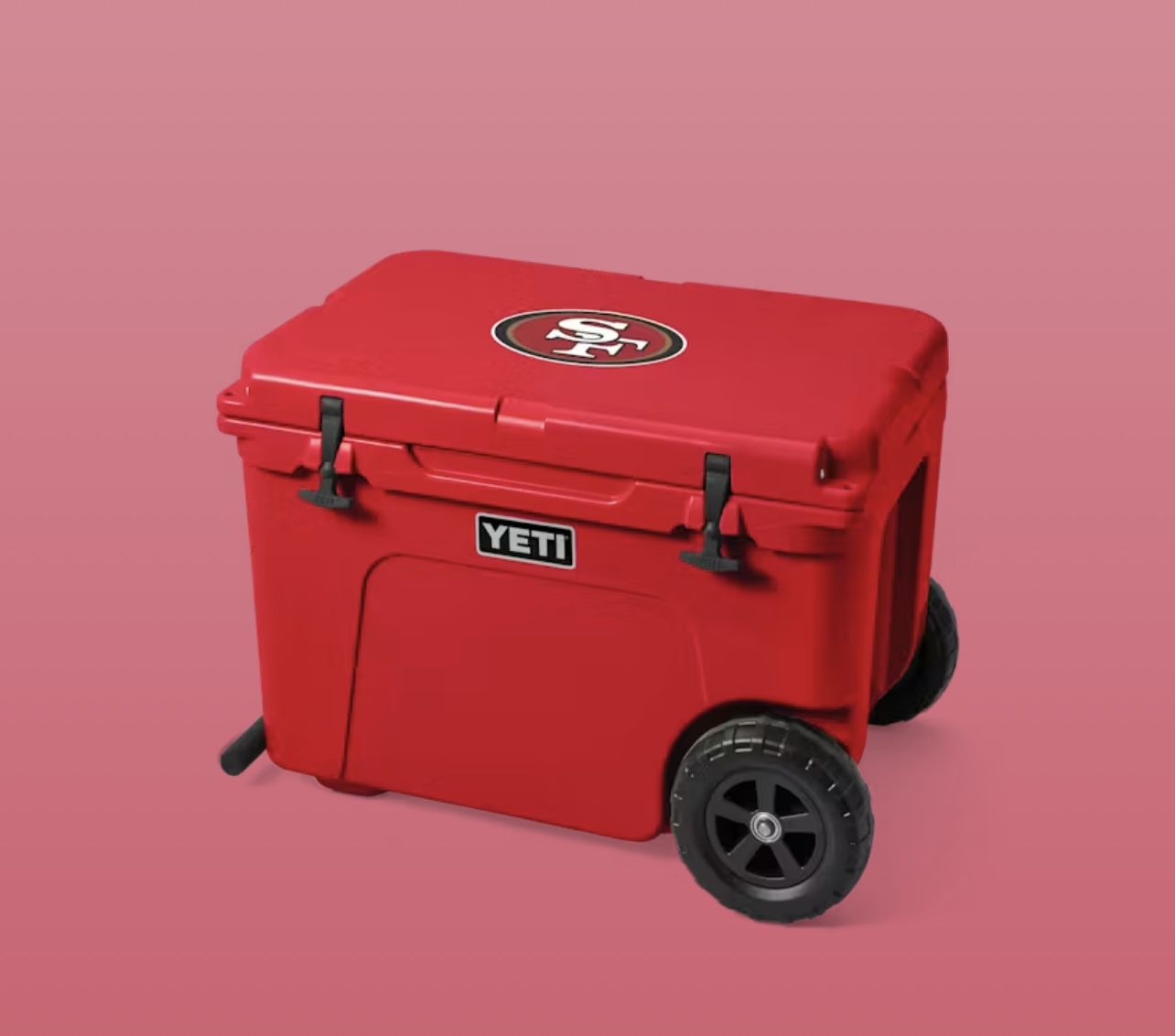 49ers Yeti Tundra Haul Wheeled Cooler