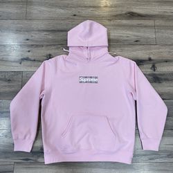 Supreme Burberry Box Logo Hoodie (Light Pink) for Sale in San