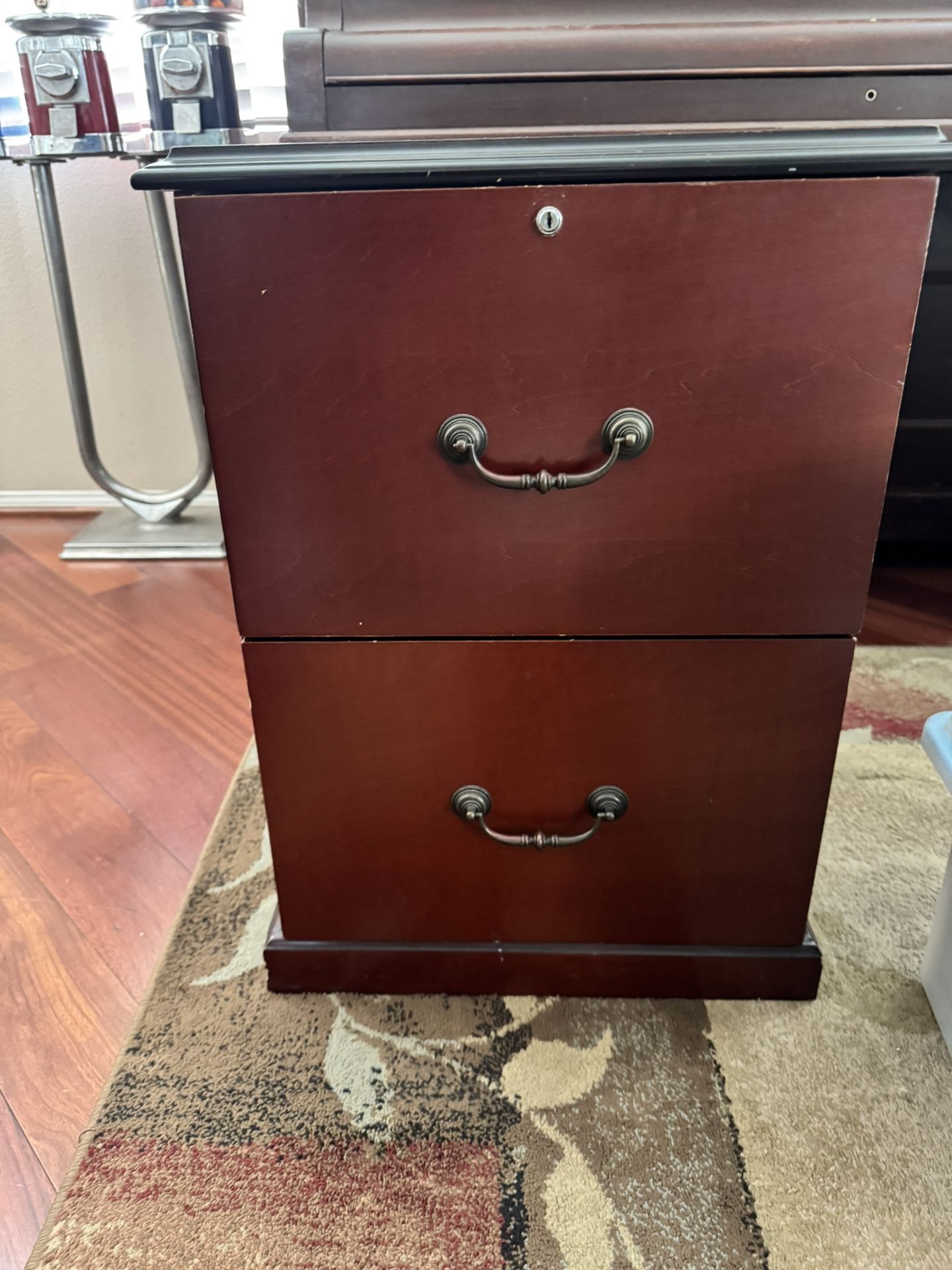 Solid Wooden File Cabinet