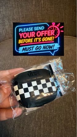 Vans AirPods Pro Case Black Checkered