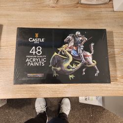 Castle Arts 48 Premium Quality Acrylic Paints