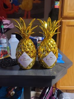 Empty Pineapple Liquor Bottles
