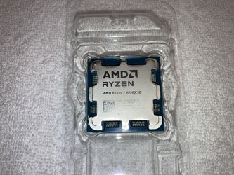 AMD Ryzen 7 9850X3D - Best Gaming CPU-  New  - Pulled from Pre-Build
