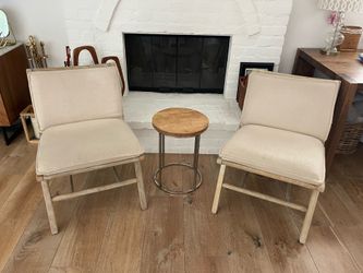 Two chairs - sold as set