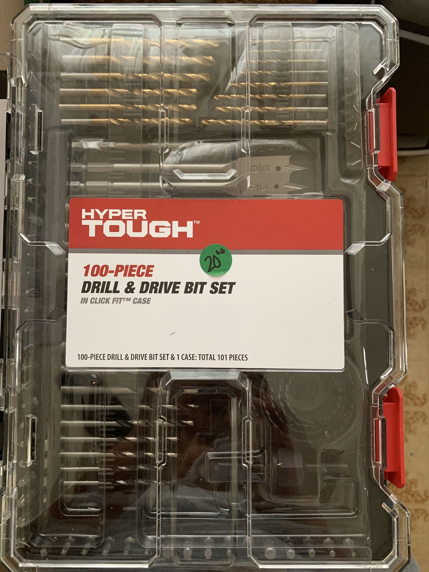 Hyper Tough 100 Piece Drill & Drive Bit Set