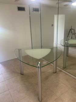 Modern Glass Dining Table