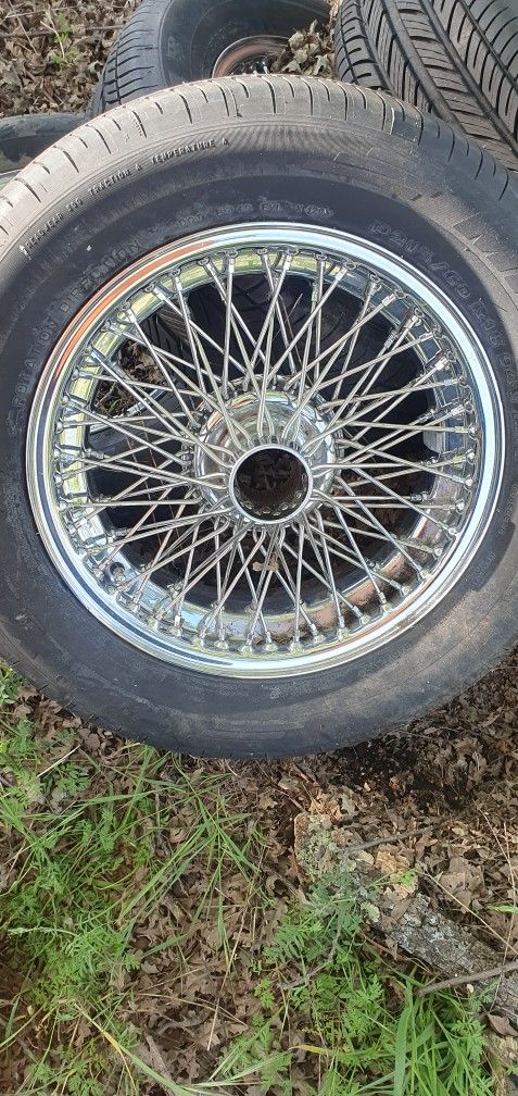 Old School 72 Spoke Wheels/tires