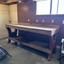 Solid Wood Workbench / Garage Bench