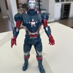 Marvel Avengers 10" LT. COL. James Rhodes Action Figure. Iron Man. Talks.