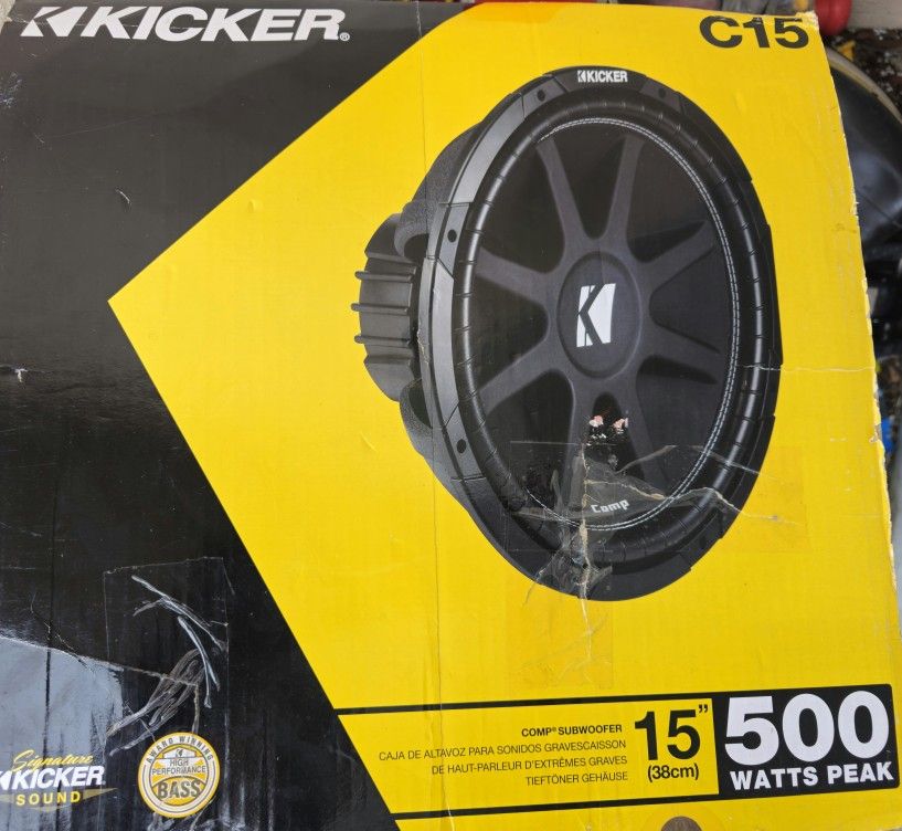 $200 15in Subwoofer & Amp