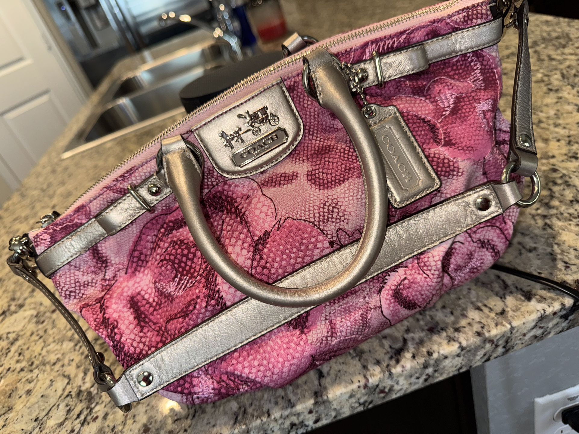 Coach Madison Sofia Pink Purse
