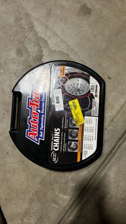 Tire Chains, Self-Tightening for Winter Safety