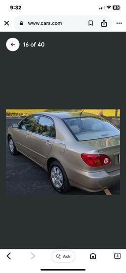 Toyota Corolla Garage kept super clean pick up in Elburn 177,199 miles 1 owner