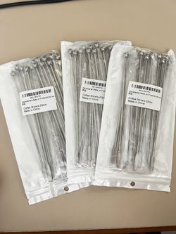 Metal coffee stirrers