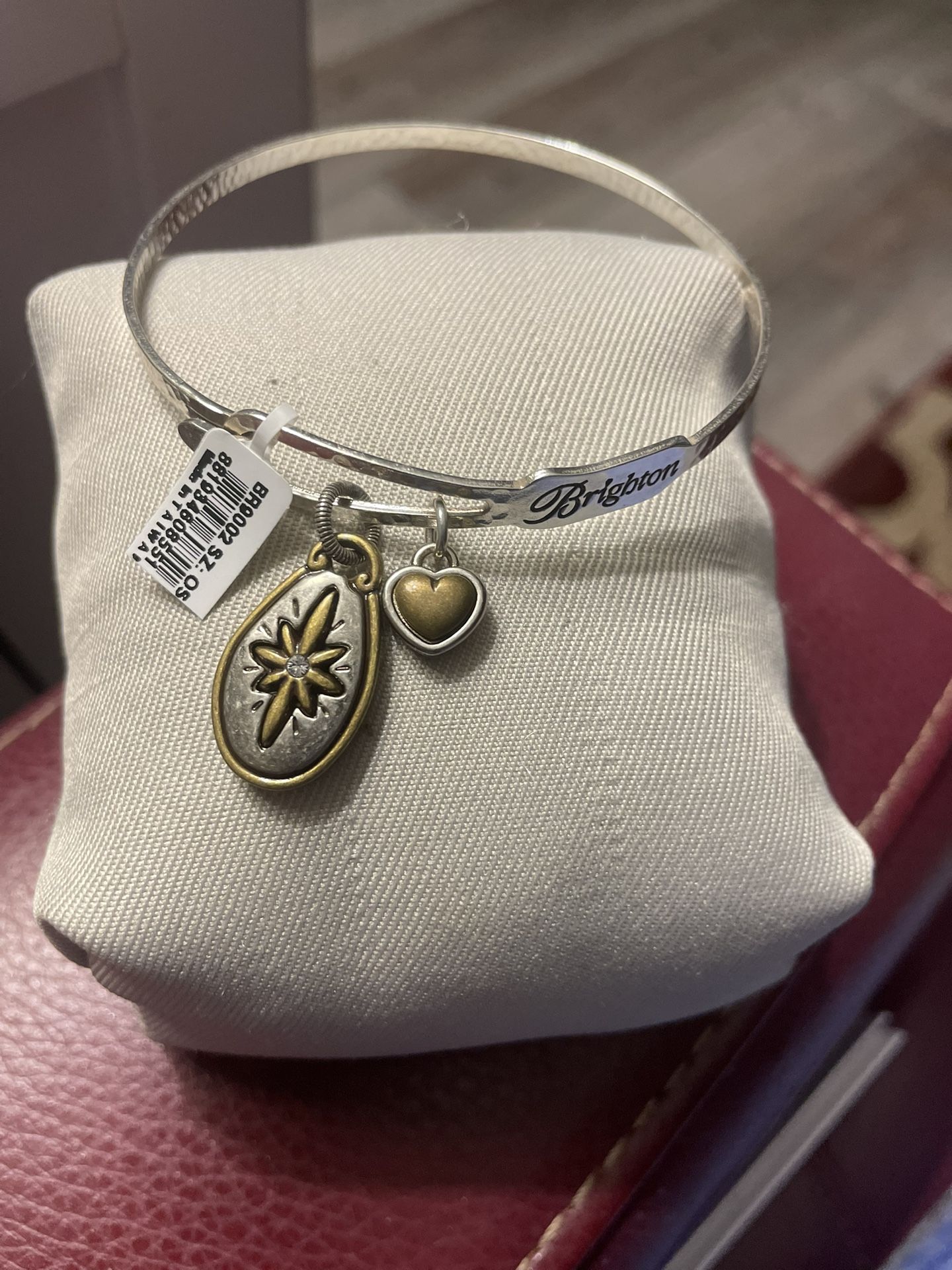 Brighton Exquisite Bangle Bracelet with Joy to the World Charm