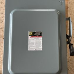 240 / 200 Amp Disconnect DU324rb Square D 