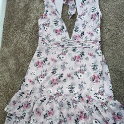 Brand New Pink Flower Dress