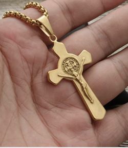 ⚡️CROSS - TITANIUM & STAINLESS STEEL CROSS & CHAIN NEVER FADE OR TARNISH