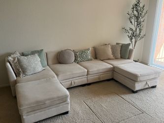 Couch complete with pillows
