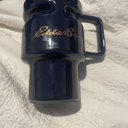 Eddie Bauer Cobalt Blue 5 1/4” Mug 