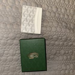 Goyard Wallet White
