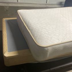Matress  And Box Spring Twin Size   Bed For Children 