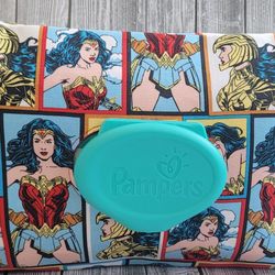 Wonder Woman Pampers Wipes Cover 