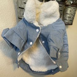 Jean Jacket For Fur Babies Large & Xlarge