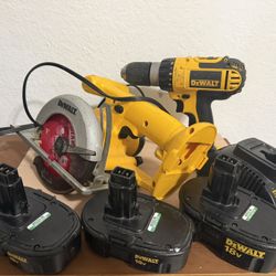 Dewalt Hammer Drill And Trim Saw