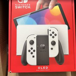 Nintendo Switch OLED Model HEG-001 Handheld Console - 64GB - White