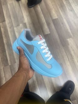 Prada Sneakers Baby Blue