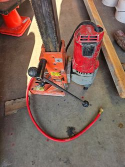 Concrete coring machine