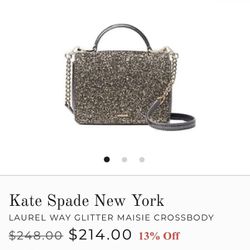Kate Spade Small Glitter Bag 