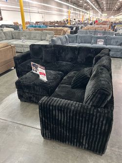 Black sectional