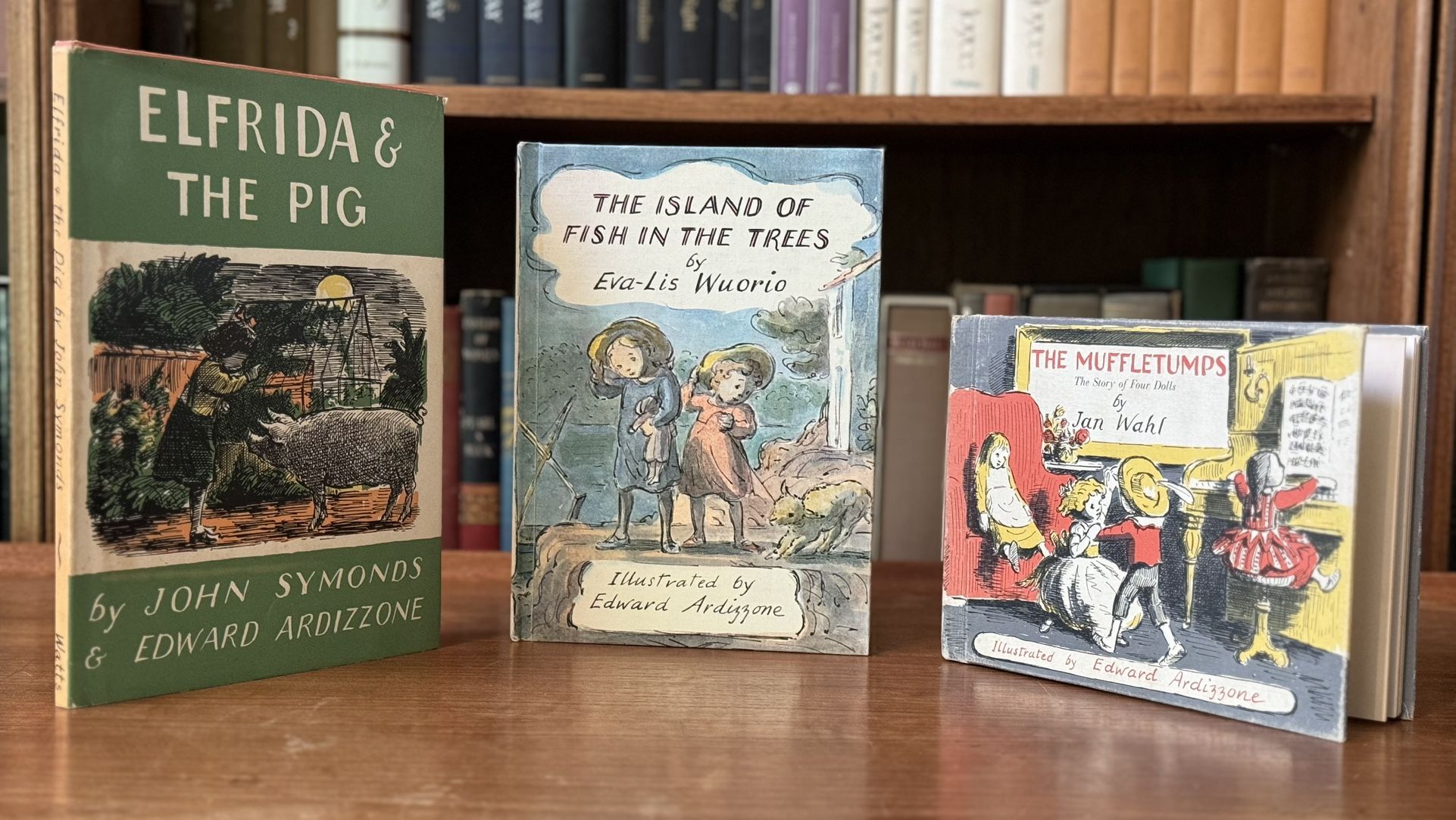 Lot of 3 FIRST EDITION Vintage Edward Ardizzone Children’s Books