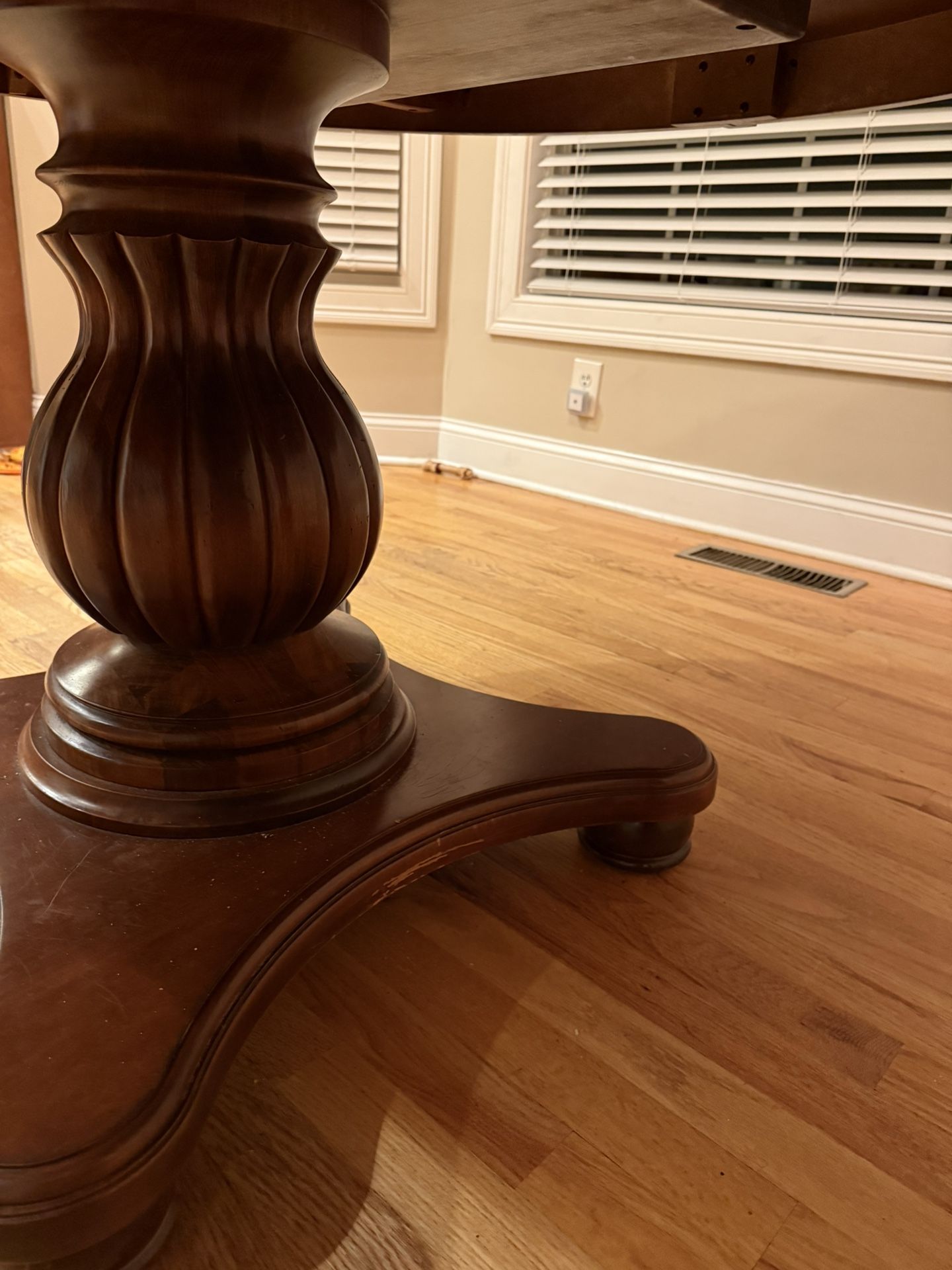 Round Wood Table For Sale $75