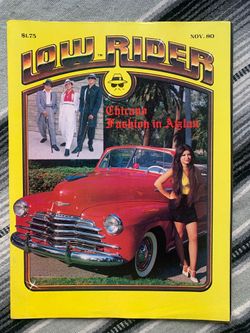 Vintage 1980 Lowrider magazine