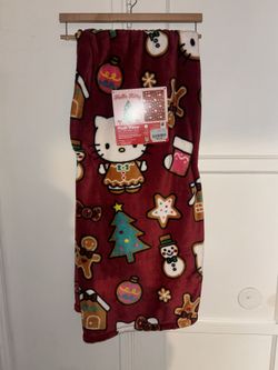 Hello Kitty Christmas Blanket