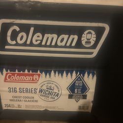 Coleman chest cooler
