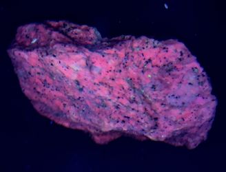 Fluorescent Rock Specimens