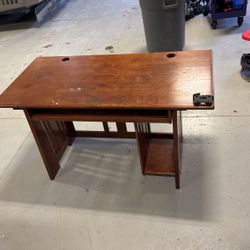 Large Solid Wood Desk. 