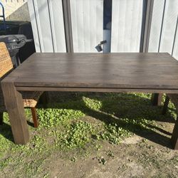 Restoration Hardware Wooden Dining Table