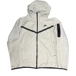 Grey nike tech fleece hoodie