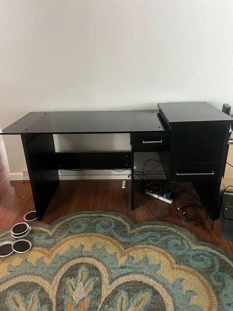 Desk With Glass Top
